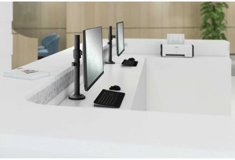Laikiklis Assmann Electronic DIGITUS Single Monitorius stulpas