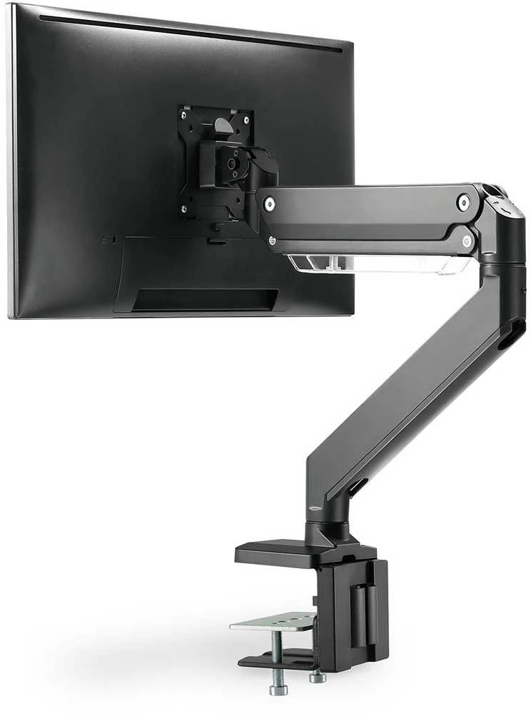 Laikiklis Assmann Electronic DIGITUS Single Gas Spring Monitorius Desk Mount 35inch 15kg max juodas