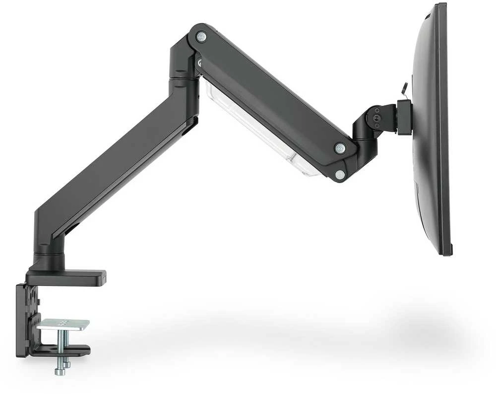 Laikiklis Assmann Electronic DIGITUS Single Gas Spring Monitorius Desk Mount 35inch 15kg max juodas