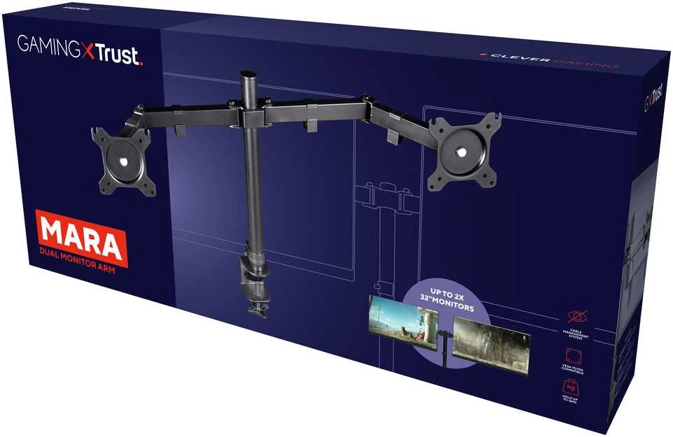 Monitoriaus laikiklis Trust GXT1120 MARA DUAL