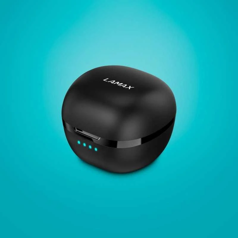 LAMAX Dots2 Play belaidės ausinės, juodos