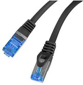 LANBERG patchcord kat.6A FTP LSZH CCA 20m juodas