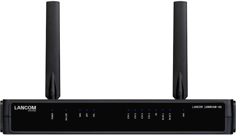 Maršrutizatorius Tinklo Įranga - LANCOM SD-WAN Vartai 1800VAW-4G VDSL 4G Wi-Fi 6 VPN