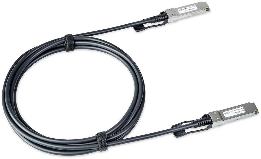 Carruzzo LANCOM SFP-DAC40-3m „InfiniBand“ arba pluoštinis optinis kabelis Juoda, Plienas