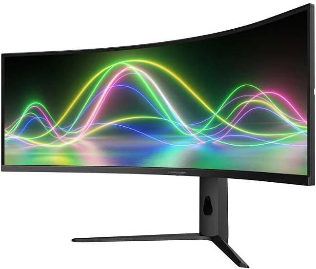 Monitorius LC-Power 124,46 cm (49") LC-M49QCK lenktas VA + DP + 2xHDMI