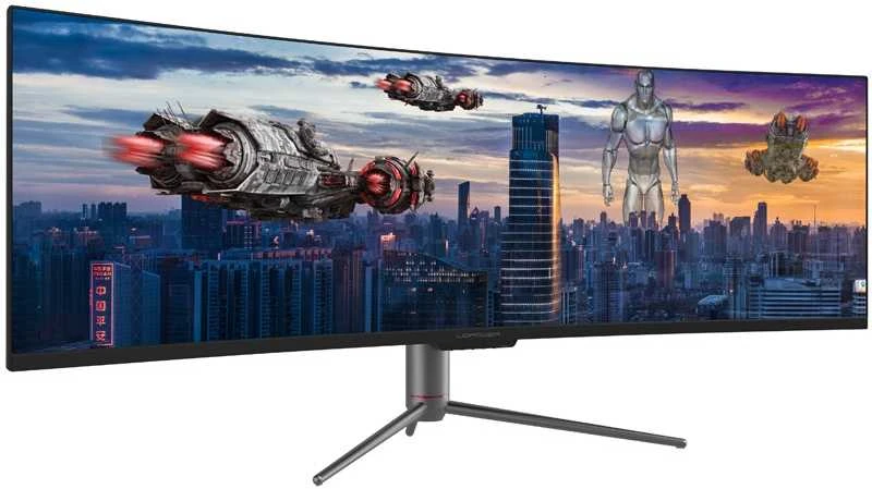 Monitorius LC-Power 124,5 cm (49") LC-M49-DQHD-120-C-Q VA+DP+HDMI