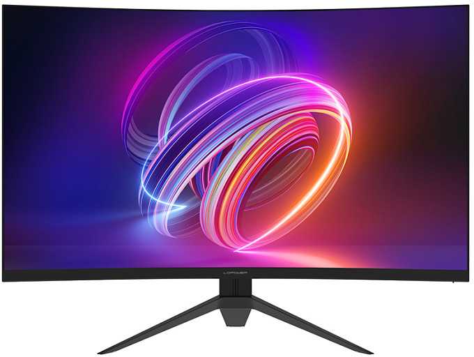 Monitorius LC-Power 68.6cm (27") LC-M27FC FHD 16:9 1xDP+2xHDMI