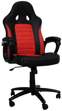 LC-Power CL-RC-BR žaidimų kėdė juodai raudona