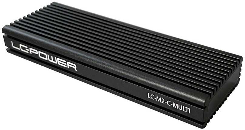 LC-Power USB-C 3.2 Gen 2 – M.2 NVMe / SATA SSD (LC-M2-C-MULTI)