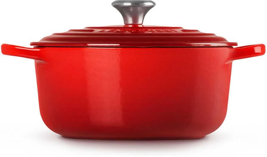Le Creuset Signature Roaster apvalus 22 cm vyšnių raudonumo (21177220602430)