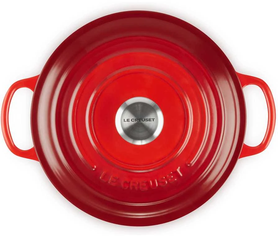 Le Creuset Signature Roaster apvalus 22 cm vyšnių raudonumo (21177220602430)