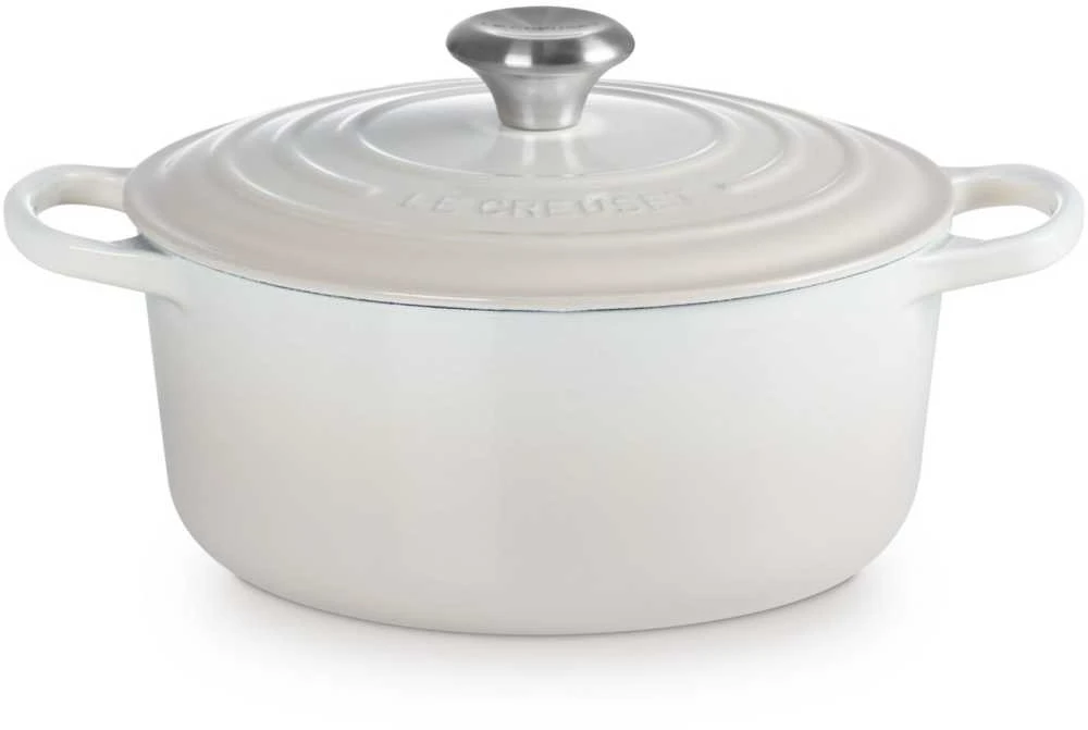 Virtuvės Indai - Le Creuset Signature Keptuvė 4.2L Emaliuota Ketaus Apvalus Meringue