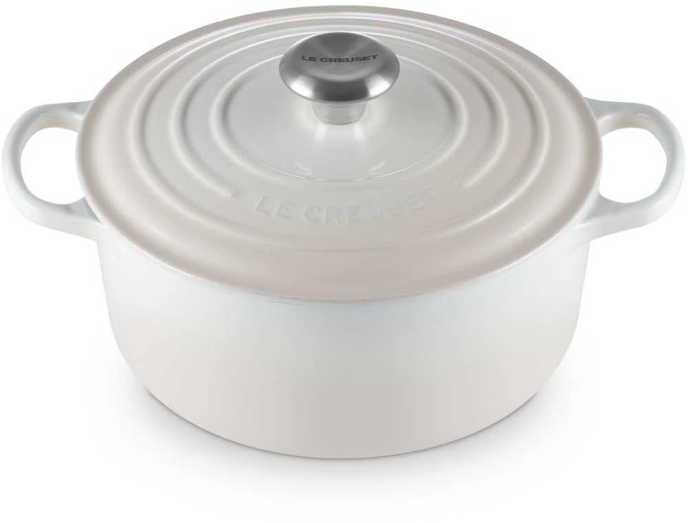 Virtuvės Indai - Le Creuset Signature Keptuvė 4.2L Emaliuota Ketaus Apvalus Meringue