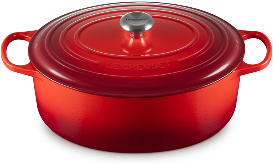 Le Creuset Signature Roaster ovalus 35 cm vyšnių raudonumo (21178350602430)