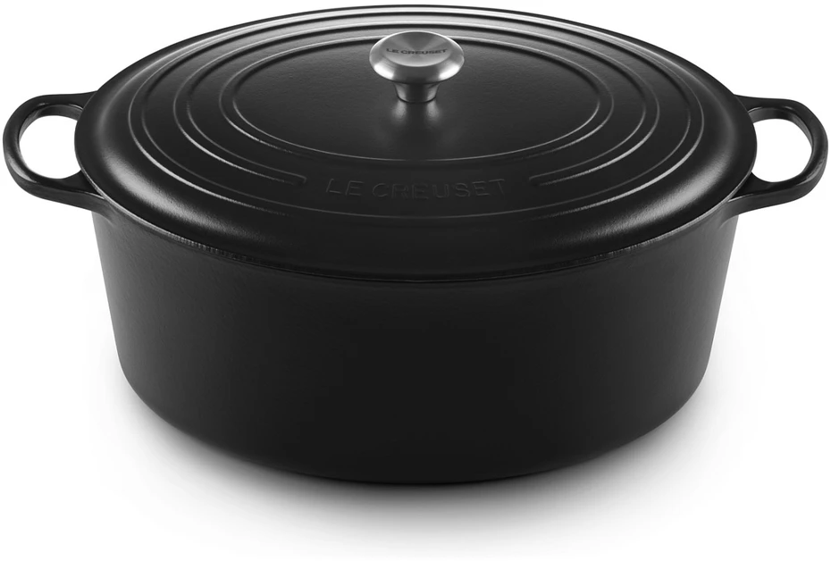 Le Creuset Signature Roaster oval 40cm juodas Juodas (21178400000430)