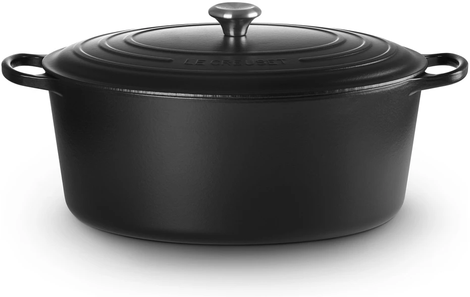 Le Creuset Signature Roaster oval 40cm juodas Juodas (21178400000430)