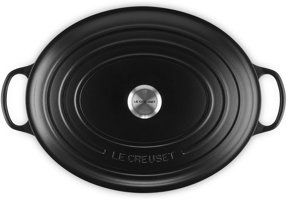 Le Creuset Signature Roaster oval 40cm juodas Juodas (21178400000430)