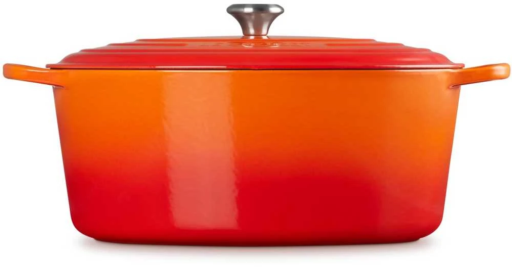 Virtuvinis indų rinkinys - Le Creuset Signature Keptuvė 40cm 13.9L Emaliuotas Ketaus Raudona