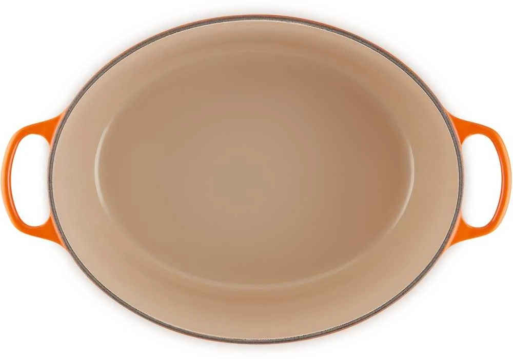 Virtuvinis indų rinkinys - Le Creuset Signature Keptuvė 40cm 13.9L Emaliuotas Ketaus Raudona