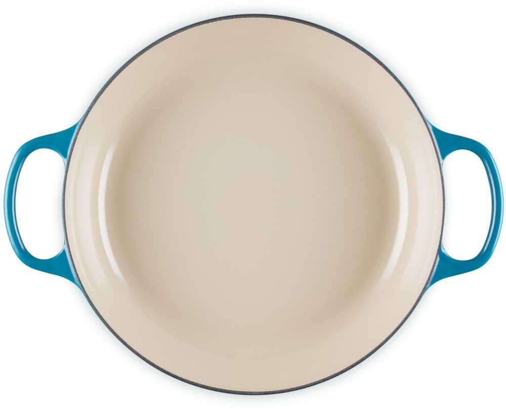Virtuvės Indai - Le Creuset Signature Seklioji Keptuvė 30cm Gili Mėlyna