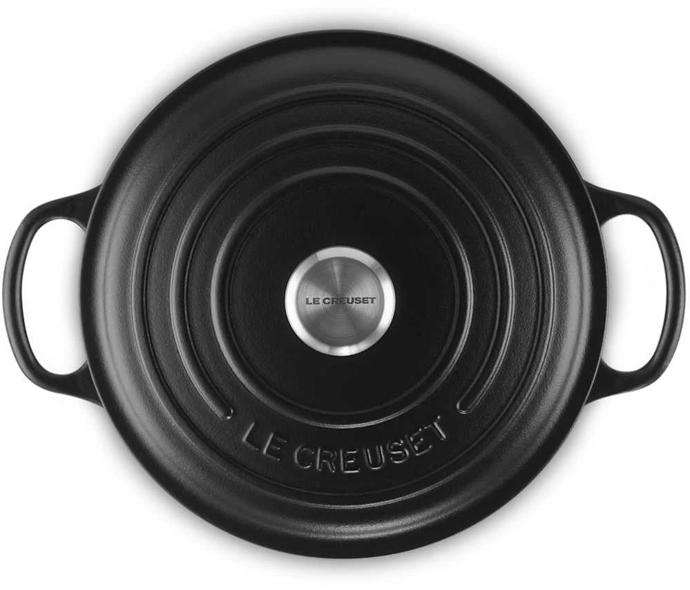 Le Creuset Signature Roaster round 22cm juodas Juodas (21177220000430)