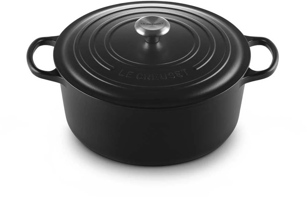 Puodas - Le Creuset Signature 30cm 8.1L Ketaus Puodas Juodas