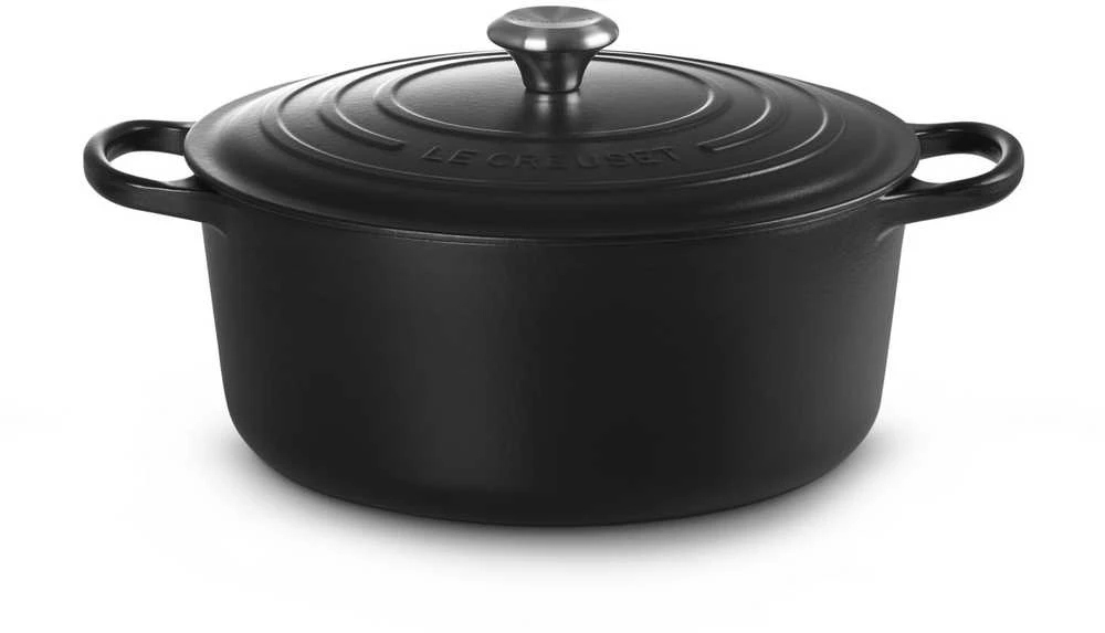 Puodas - Le Creuset Signature 30cm 8.1L Ketaus Puodas Juodas