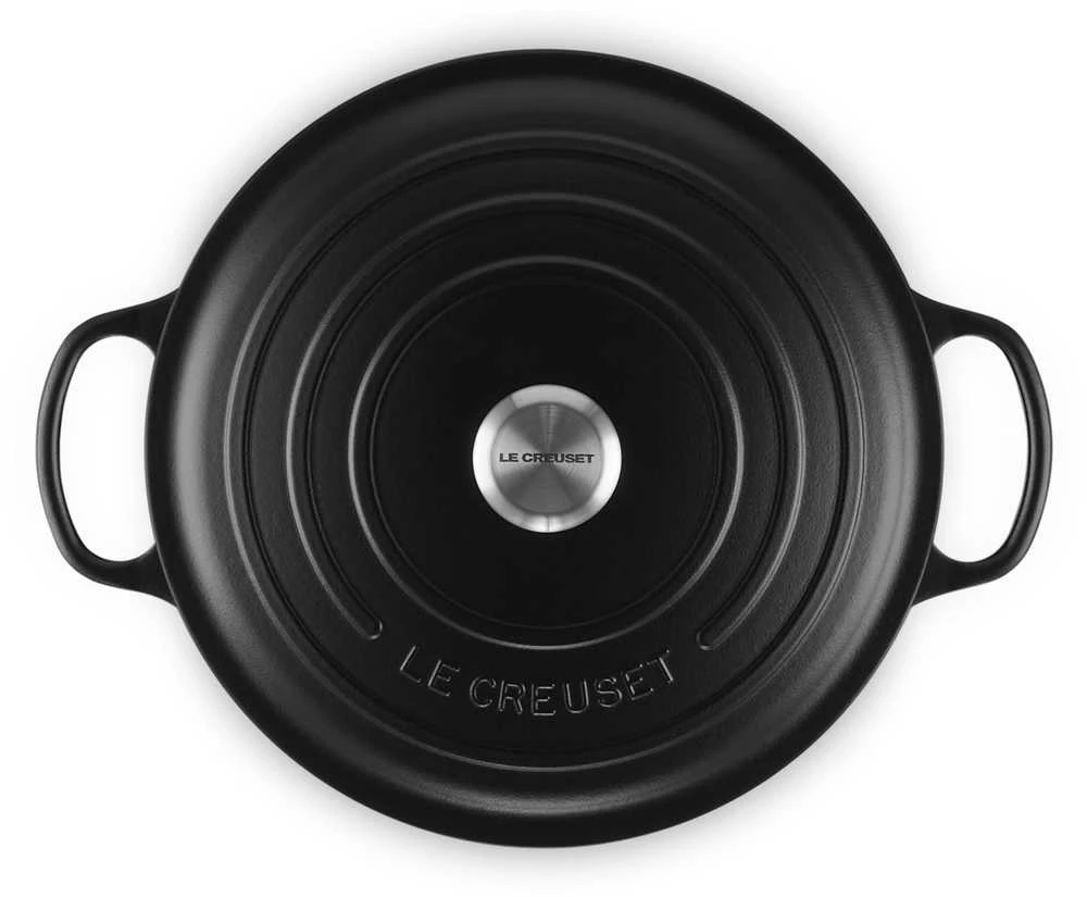 Puodas - Le Creuset Signature 30cm 8.1L Ketaus Puodas Juodas