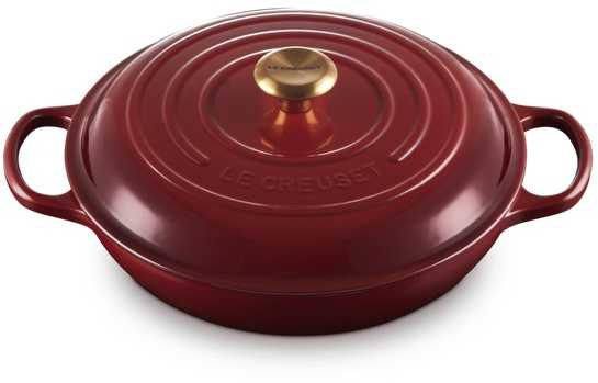 Virtuvės Indai - Le Creuset Signature Ketaus Seklioji Keptuvė 30cm 3.5L Rhone