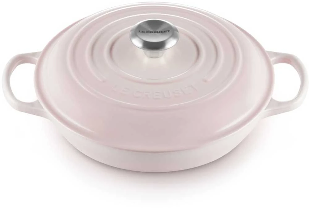 „Le Creuset Gourmet Professional“ apvalus puodas, 26 cm, rožinis (21180267774430)