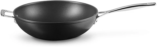 Le Creuset Toughened Non-Stick NonStick Stir-Fry StirFry Pan 30cm juodas sidabrinis (51104300010202)