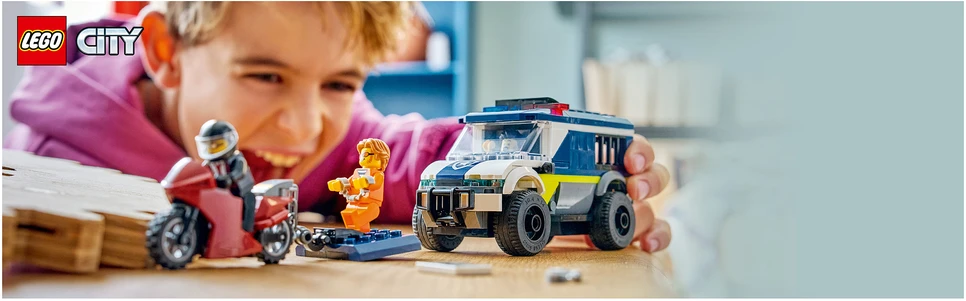 „LEGO® City“ policijos kalinių gabenimo furgonas, konstravimo žaislas, 60479