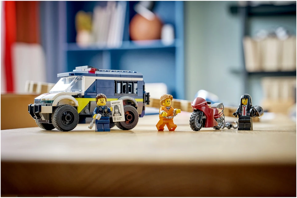 „LEGO® City“ policijos kalinių gabenimo furgonas, konstravimo žaislas, 60479