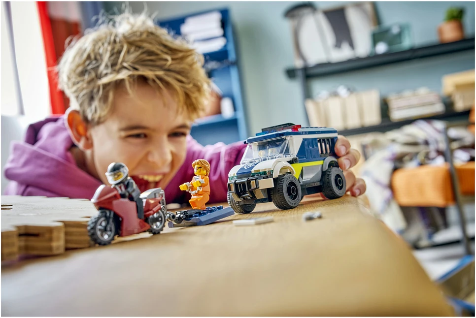 „LEGO® City“ policijos kalinių gabenimo furgonas, konstravimo žaislas, 60479