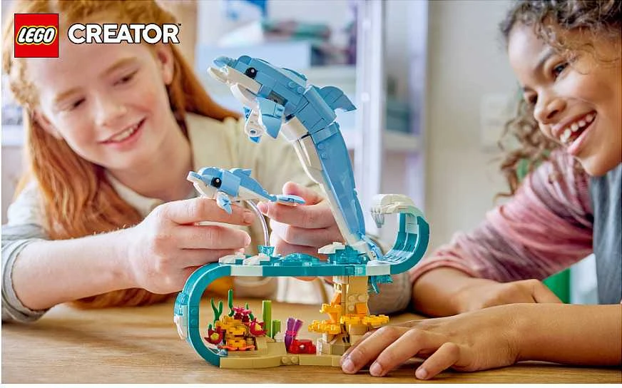 LEGO® Creator 3 in 1 Jūrų gyvūnai: gražūs delfinai 31385