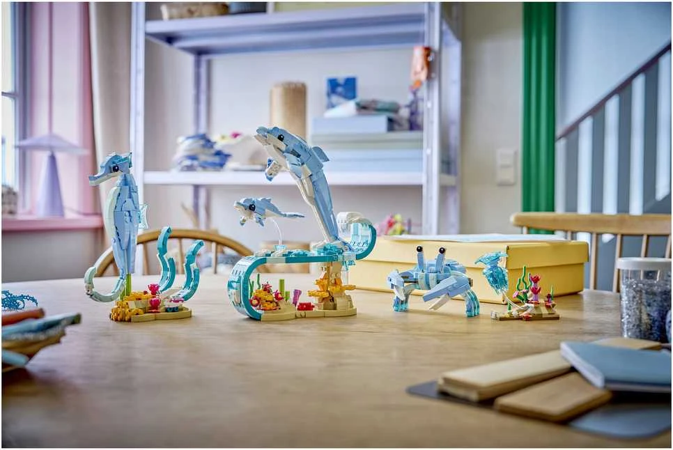 LEGO® Creator 3 in 1 Jūrų gyvūnai: gražūs delfinai 31385