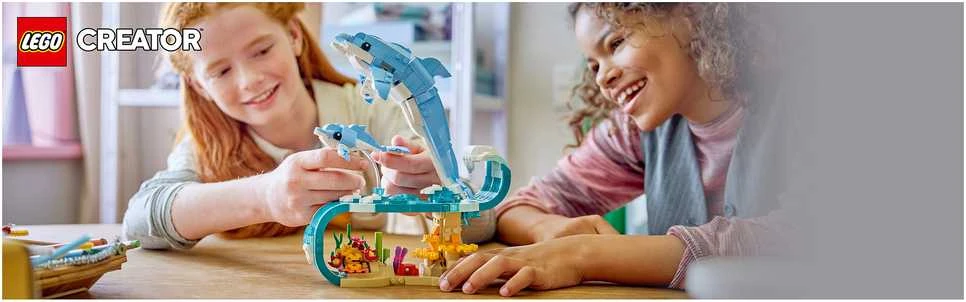 LEGO® Creator 3 in 1 Jūrų gyvūnai: gražūs delfinai 31385
