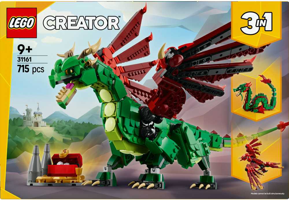 LEGO® Creator 3in1 Viduramžių drakonas (31161)