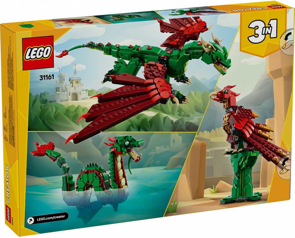 LEGO® Creator 3in1 Viduramžių drakonas (31161)