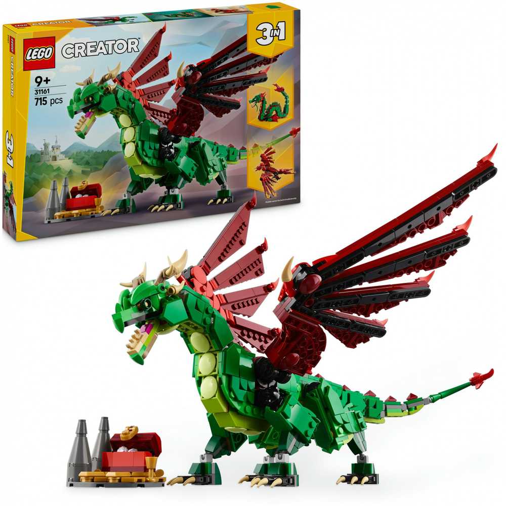 LEGO® Creator 3in1 Viduramžių drakonas (31161)