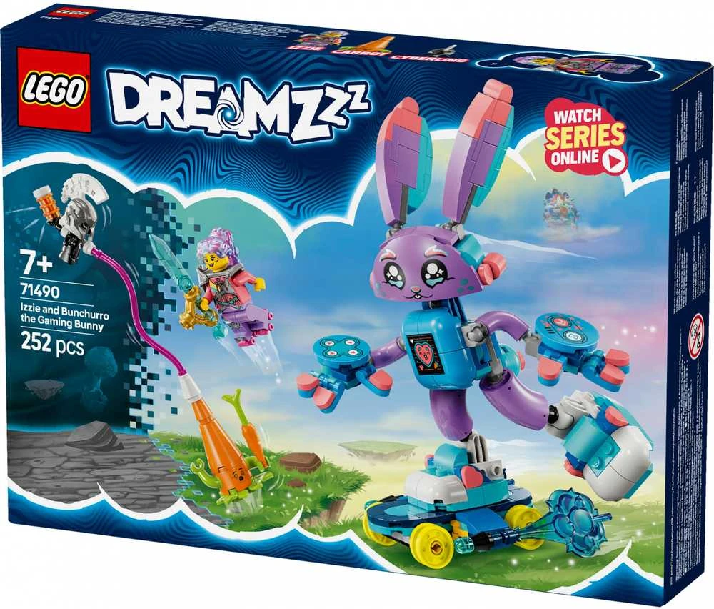 LEGO® DREAMZzz Izzie ir žaidimų triušiukas Bunchurro (71490)