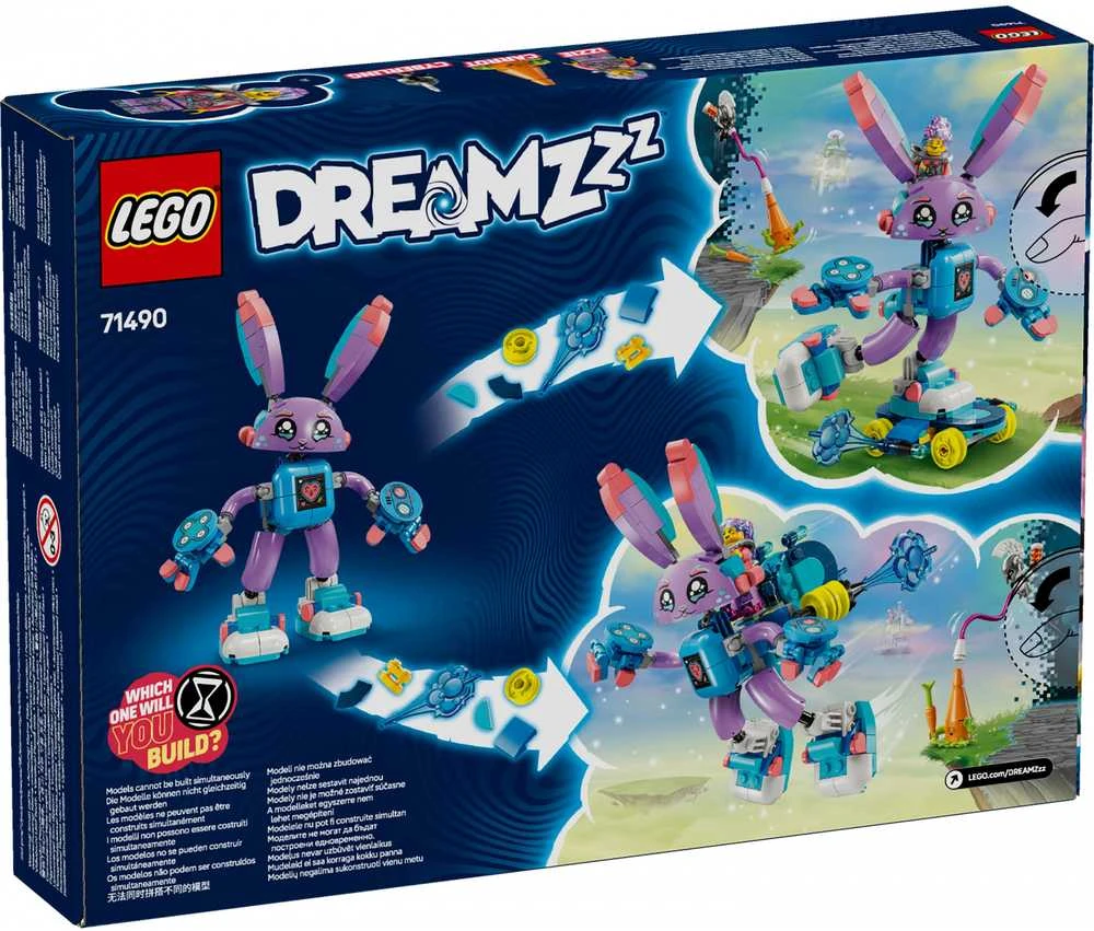 LEGO® DREAMZzz Izzie ir žaidimų triušiukas Bunchurro (71490)
