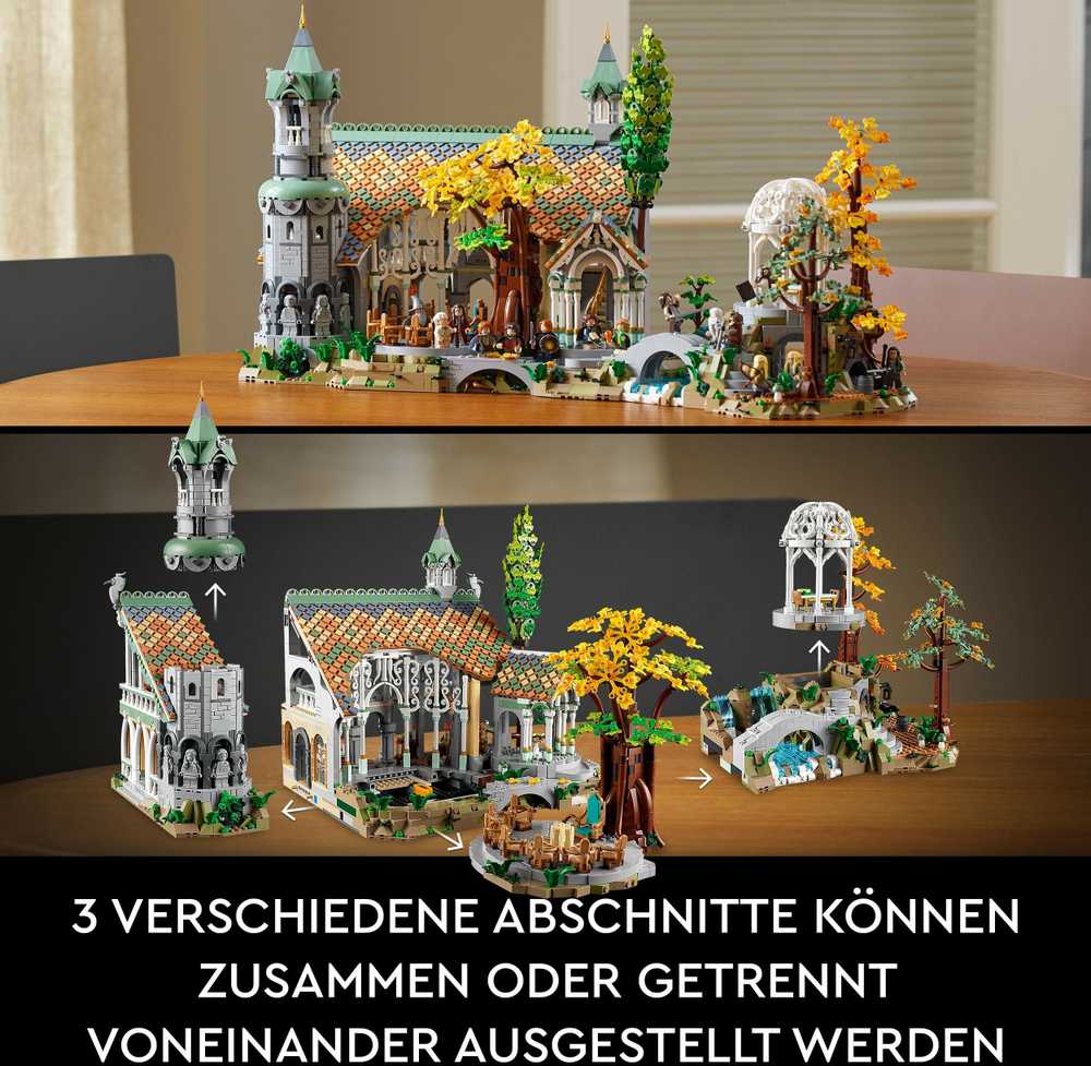 LEGO® Icons Žiedų Valdovas: Rivendelas (10316)