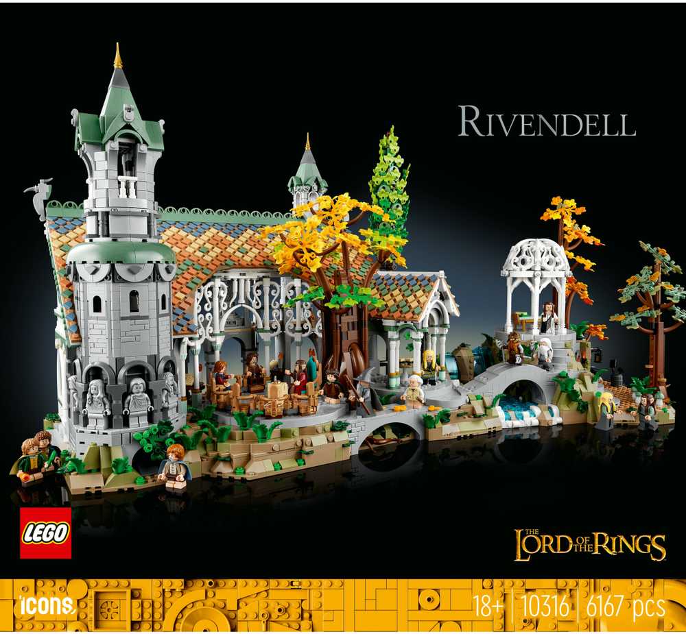 LEGO® Icons Žiedų Valdovas: Rivendelas (10316)