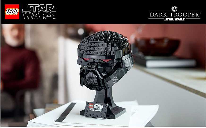 LEGO® Star Wars Tamsiojo kario™ šalmas (75343)