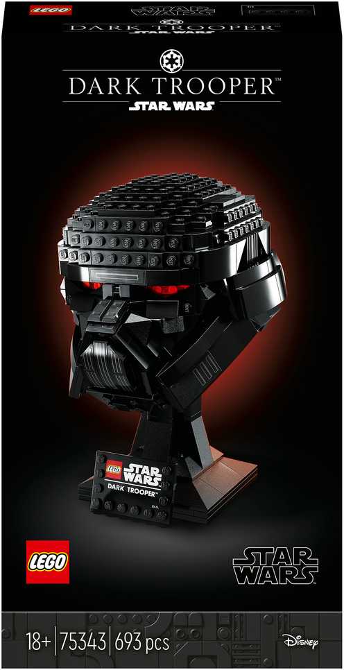 LEGO® Star Wars Tamsiojo kario™ šalmas (75343)