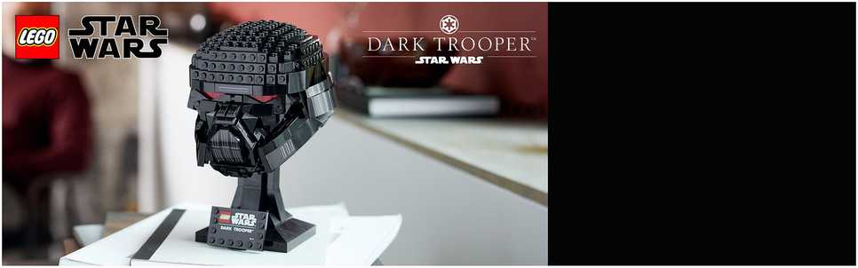 LEGO® Star Wars Tamsiojo kario™ šalmas (75343)