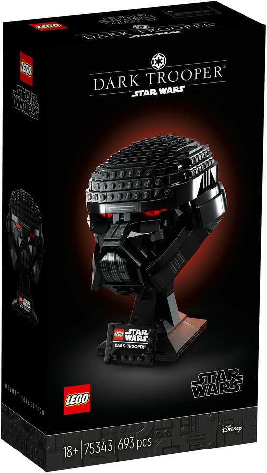 LEGO® Star Wars Tamsiojo kario™ šalmas (75343)