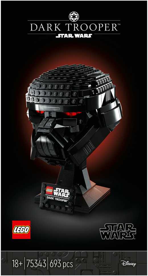 LEGO® Star Wars Tamsiojo kario™ šalmas (75343)