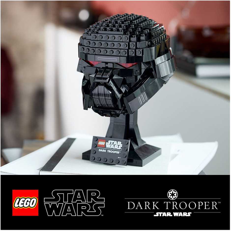 LEGO® Star Wars Tamsiojo kario™ šalmas (75343)